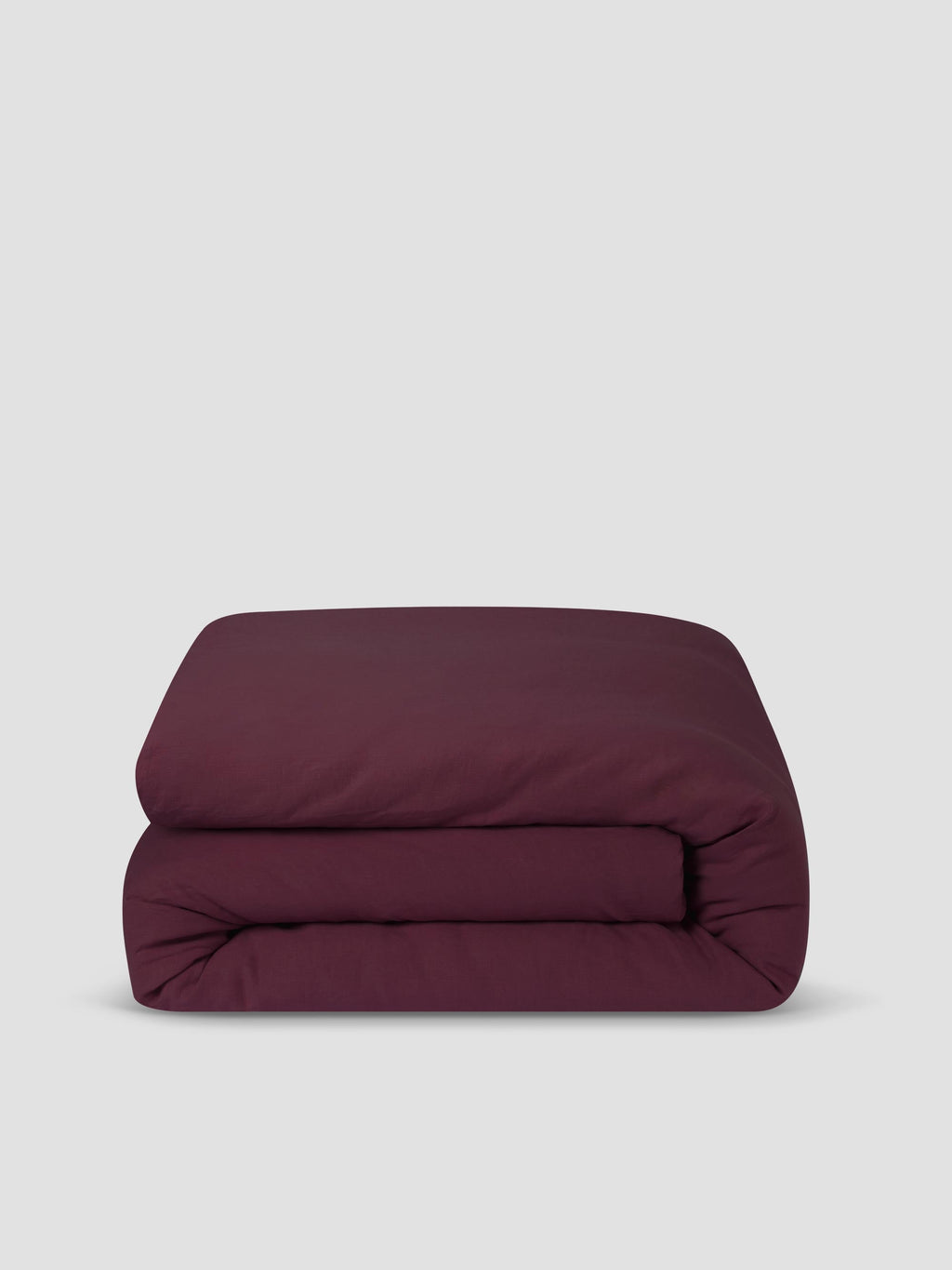 Berry 100% Linen Duvet Cover