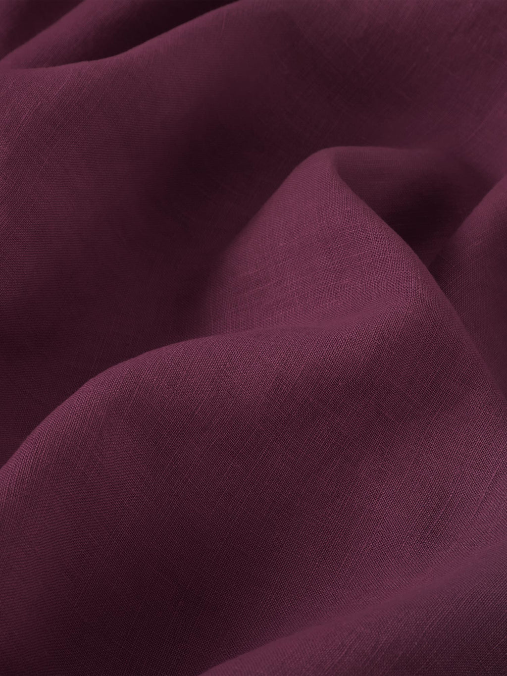 Berry Linen Blend Duvet Cover