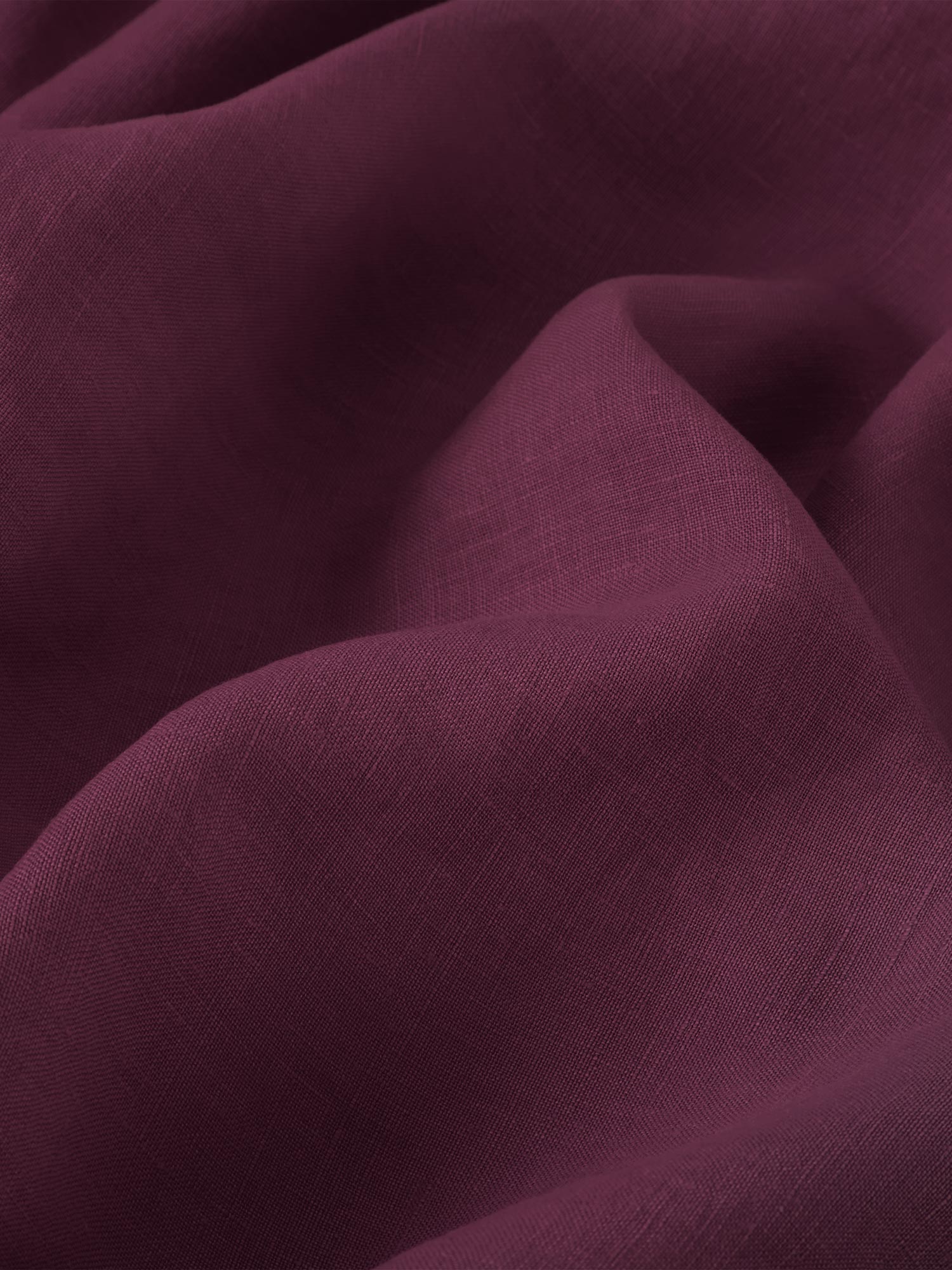 Berry Linen Blend Duvet Cover