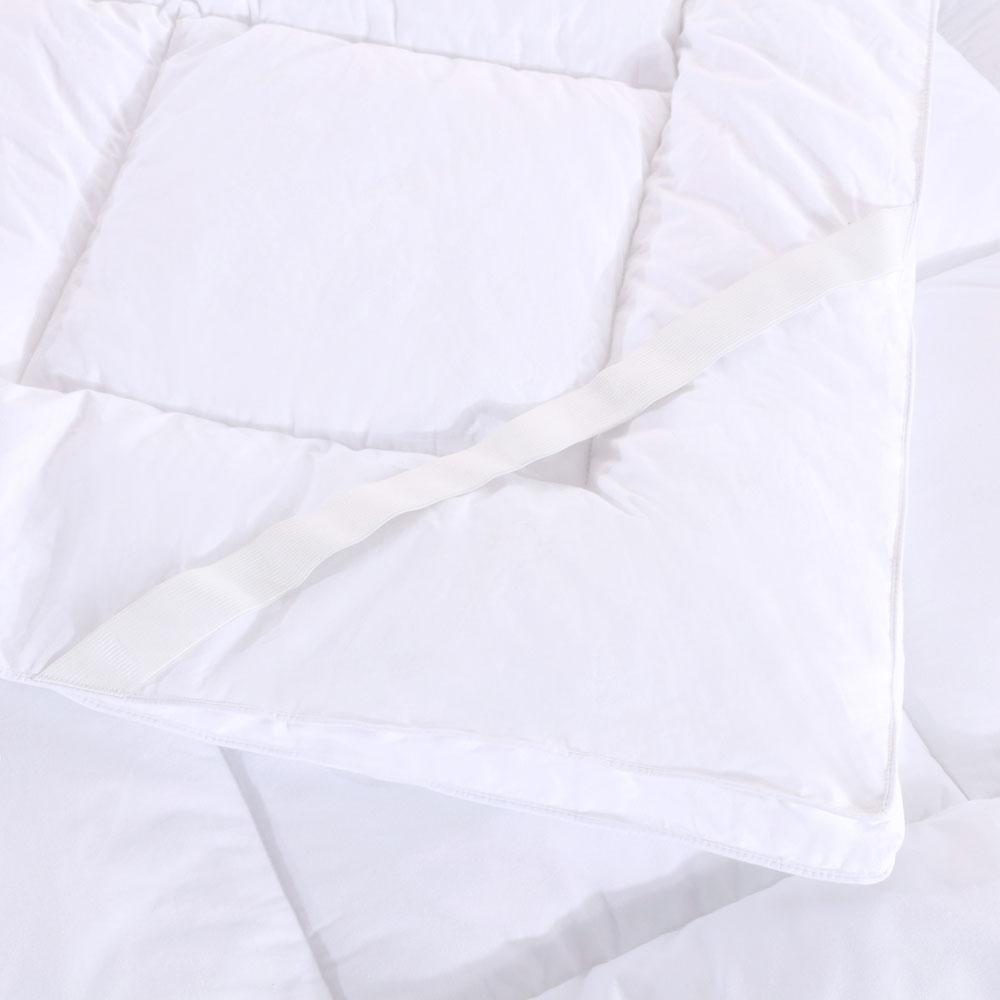 2 Inch Thick Abripedic™ Comfort Mattress Topper 100% Cotton Shell. White Alternative Down fill