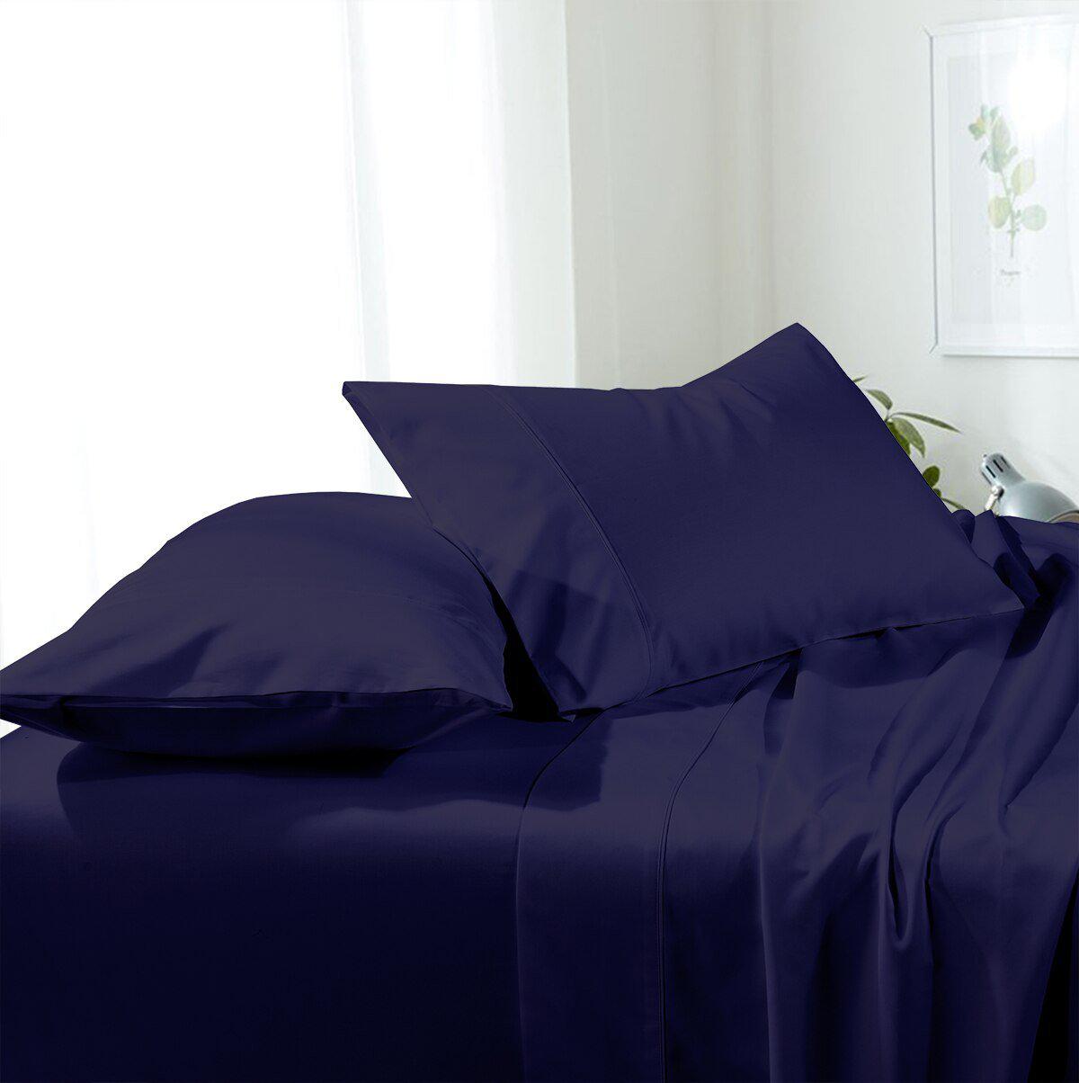 Soft & Wrinkle-Free Split Adjustable King Sheets 100% Easy Care Microfiber
