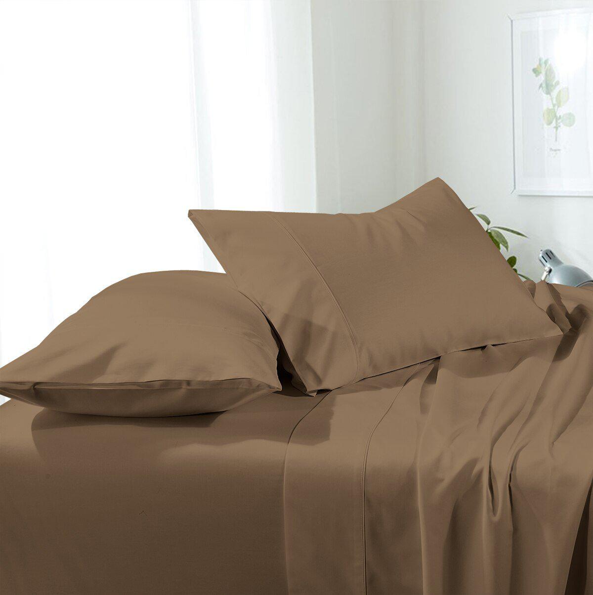 Soft & Wrinkle-Free Split Adjustable King Sheets 100% Easy Care Microfiber