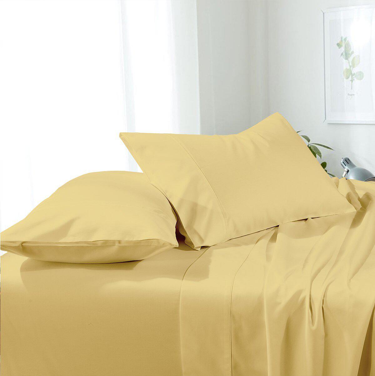 Soft & Wrinkle-Free Split Adjustable King Sheets 100% Easy Care Microfiber