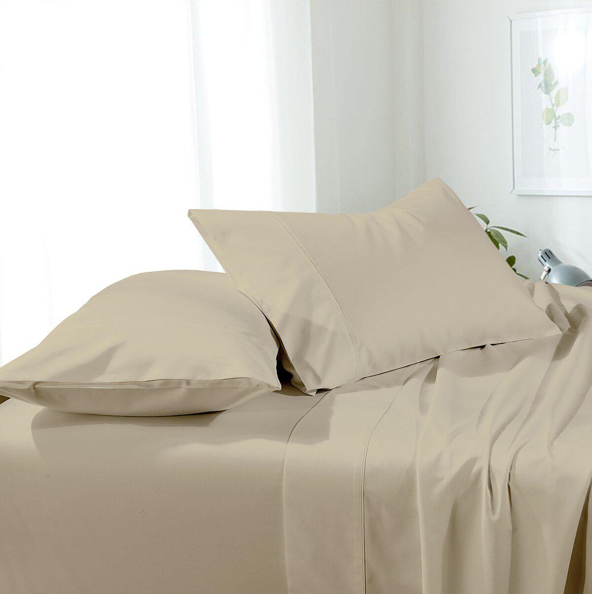 Soft & Wrinkle-Free Split Adjustable King Sheets 100% Easy Care Microfiber