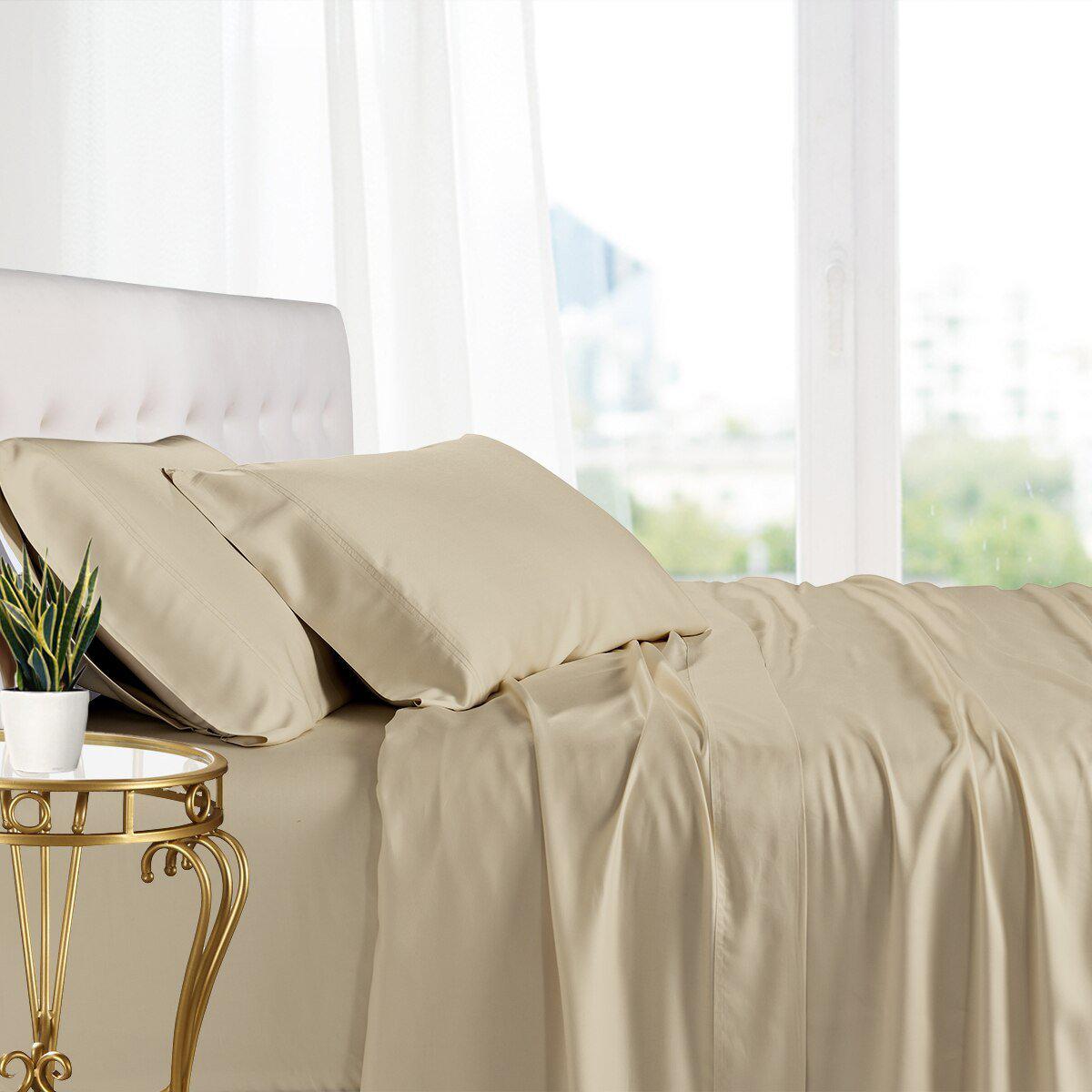 Split King Adjustable Bed Sheets - 100% Bamboo Viscose