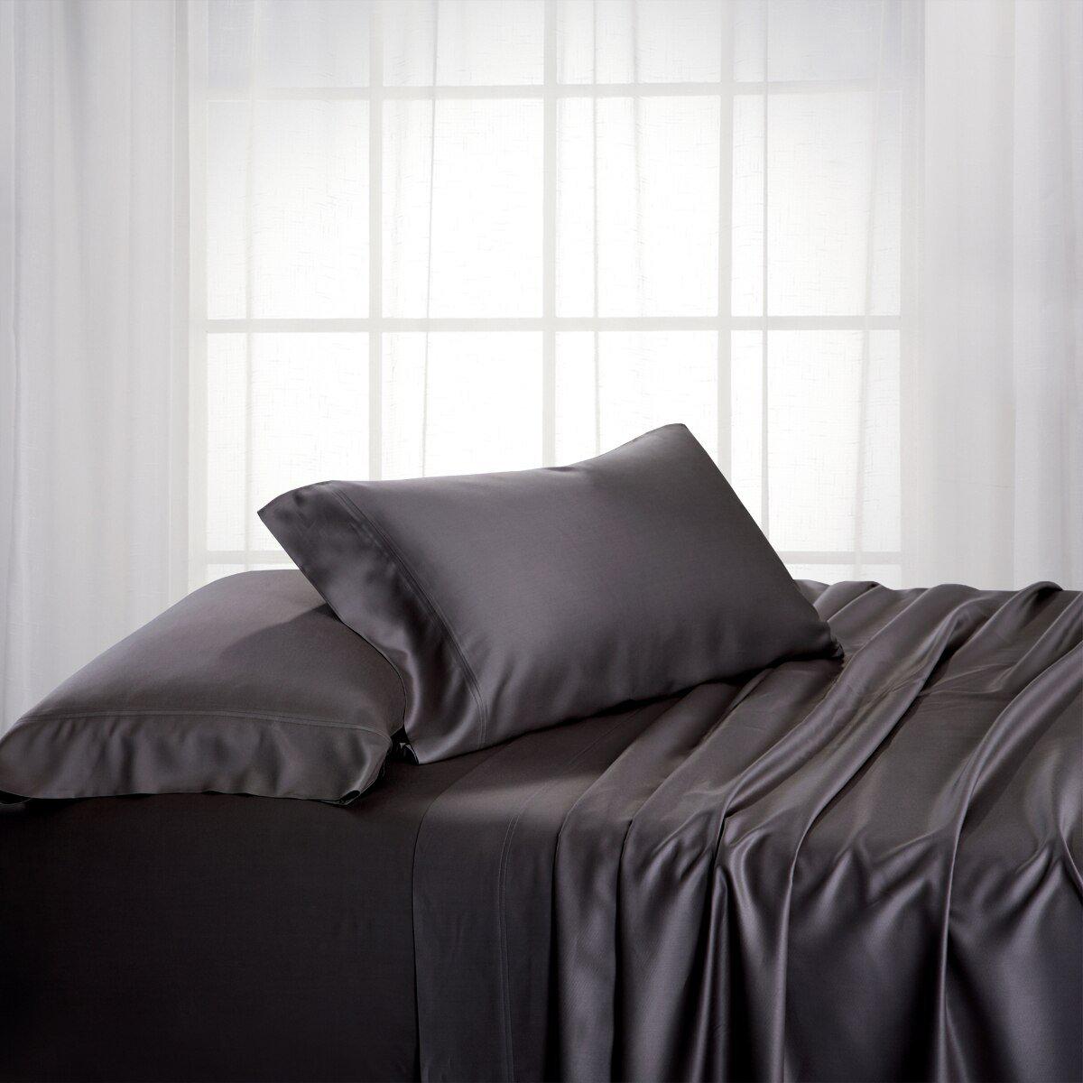 Split King Dual King Adjustable Bed Sheets Set - Bamboo Cotton (Hybrid)