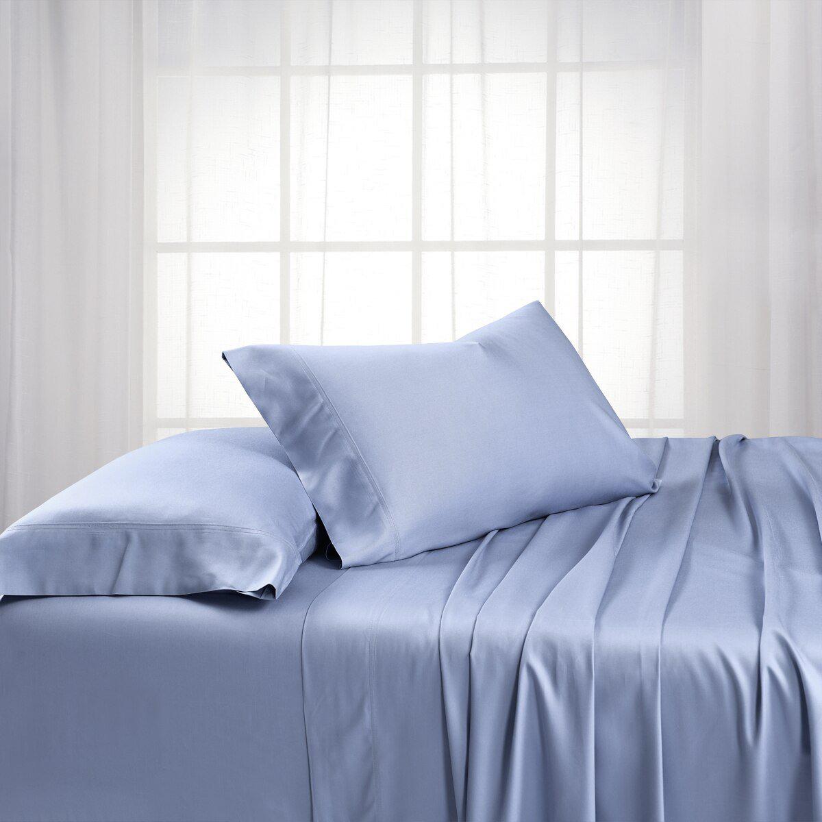 Split King Dual King Adjustable Bed Sheets Set - Bamboo Cotton (Hybrid)