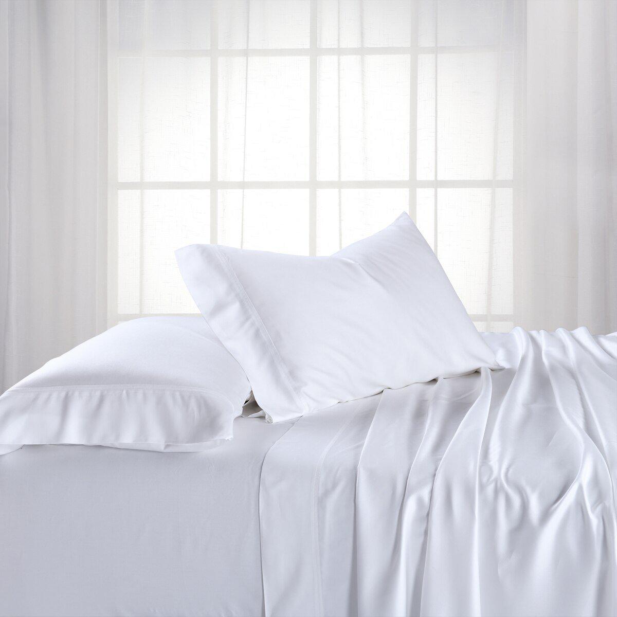 Adjustable Split King Sheets - Cooling Bamboo Viscose 600 Thread Count