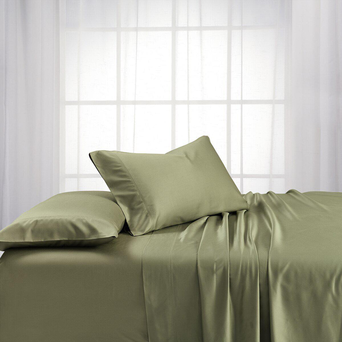 Adjustable Split King Sheets - Cooling Bamboo Viscose 600 Thread Count