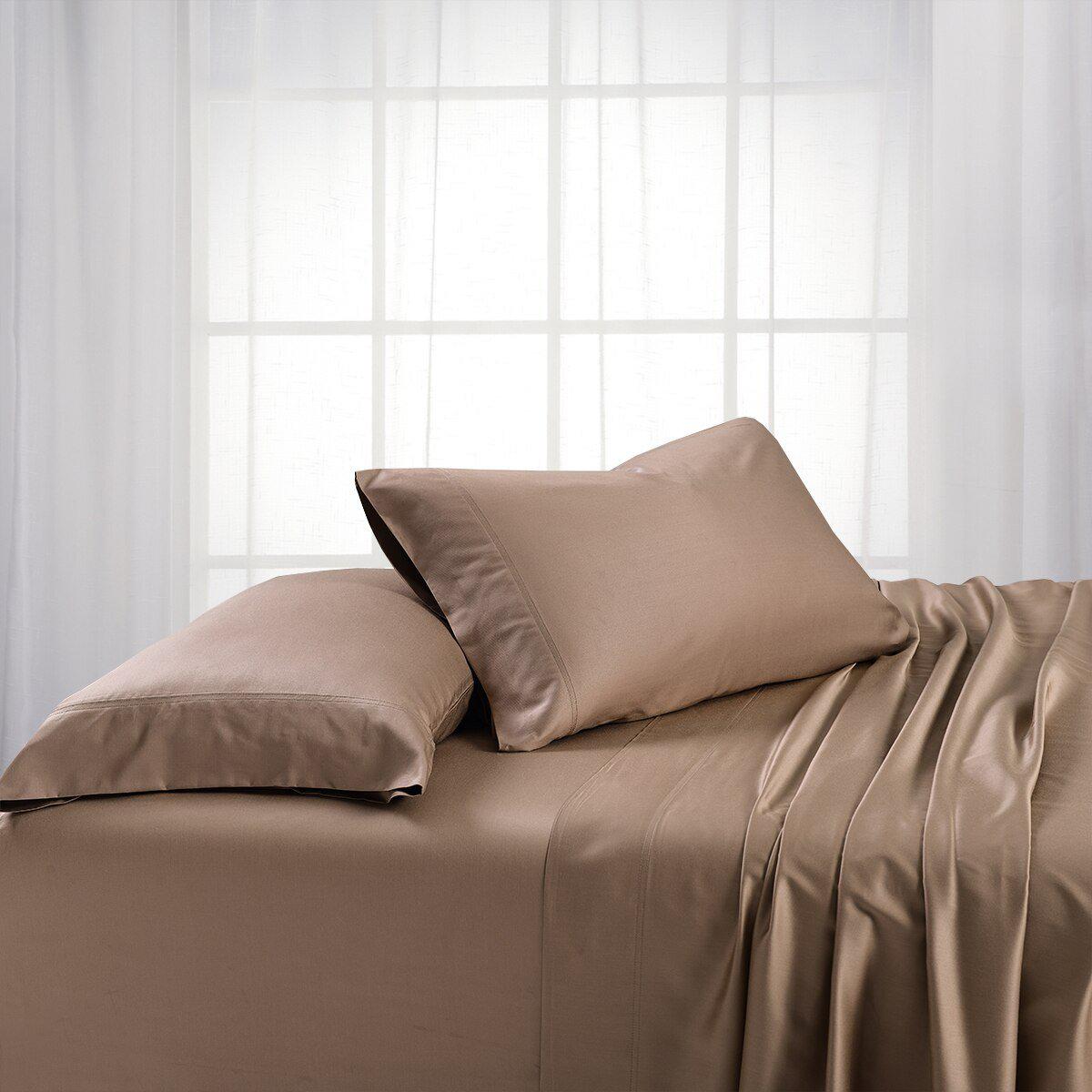 Adjustable Split King Sheets - Cooling Bamboo Viscose 600 Thread Count