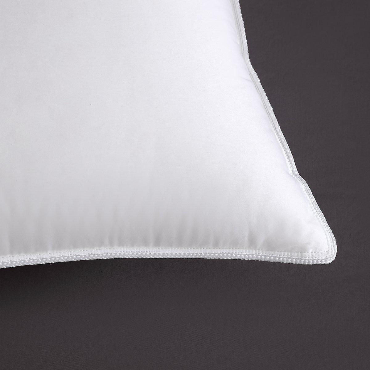 500 Thread Count Down Pillows - Soft to Firm Support