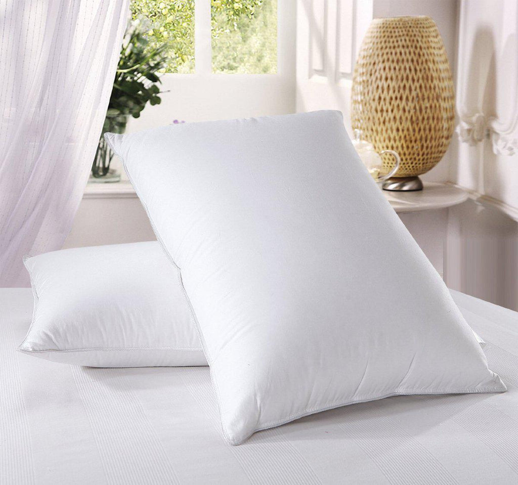 500 Thread Count Down Pillows - Soft to Firm Support