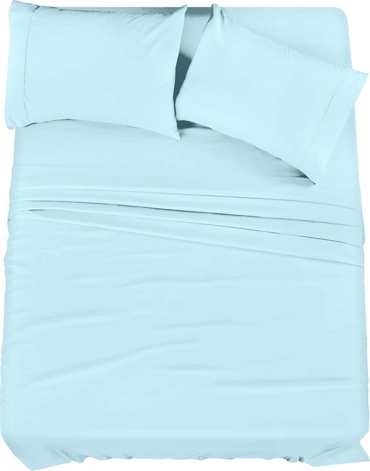 Utopia Bedding Queen Sheet Set – 4 Piece Bed Sheets for Queen Size Bed, Soft and Breathable Microfiber, Includes 1 Fitted Sheet, 1 Flat Sheet and 2 Pillowcases (Grey)