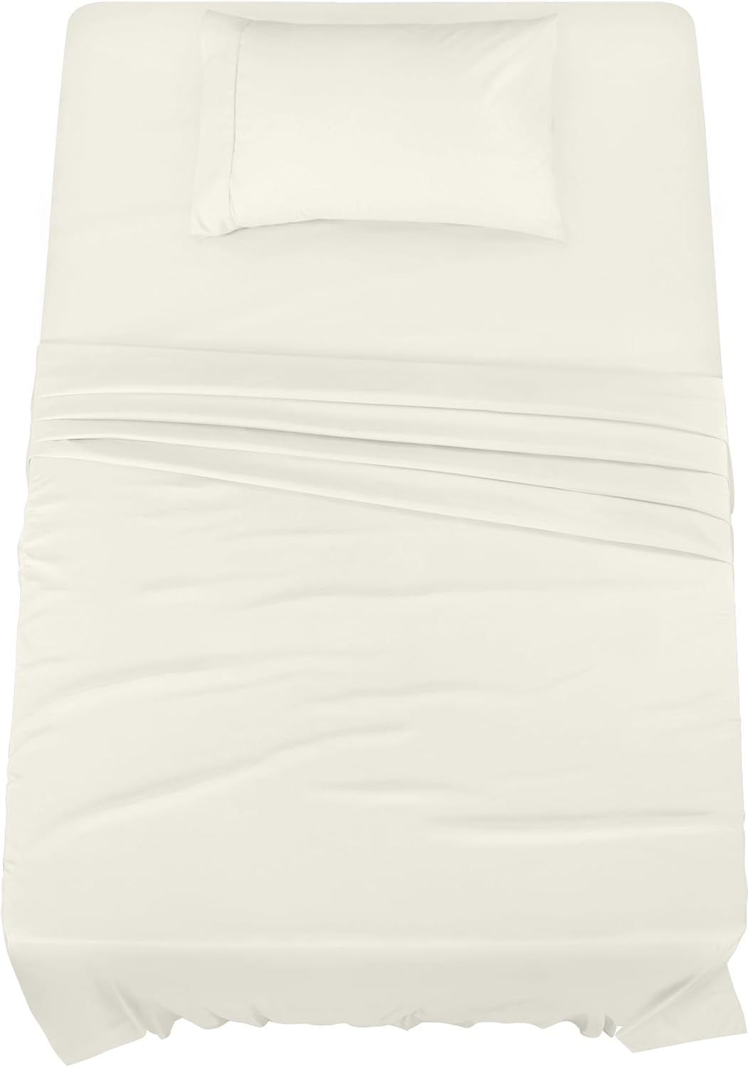 Utopia Bedding Queen Sheet Set – 4 Piece Bed Sheets for Queen Size Bed, Soft and Breathable Microfiber, Includes 1 Fitted Sheet, 1 Flat Sheet and 2 Pillowcases (Grey)