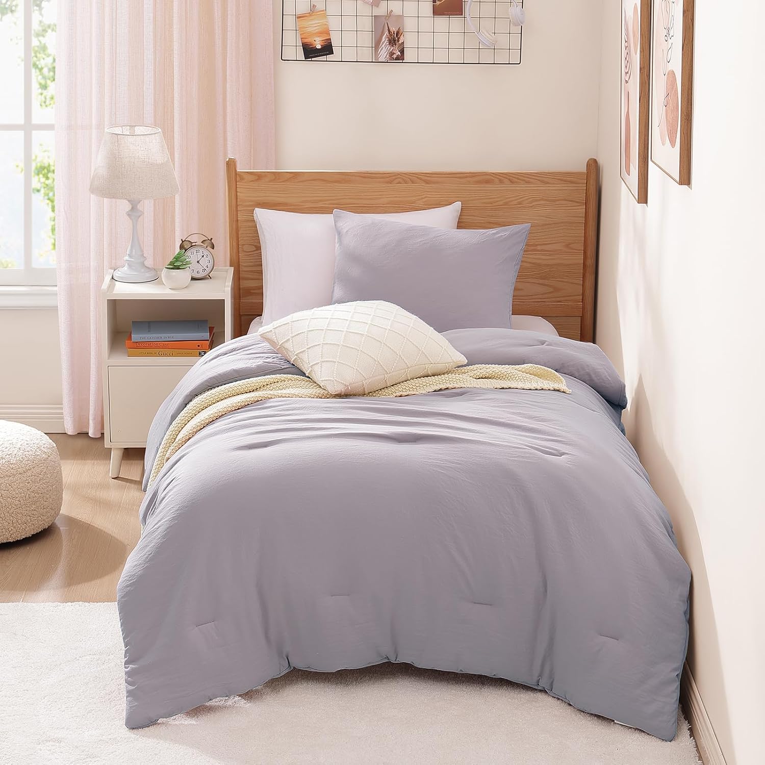 WRENSONGE King Size Comforter Set - 3 Pieces Olive Green Comforter Prewashed Soft Lightweight for All Seasons,Fluffy Down Alternative Comforter King Size with 2 Pillow Shams