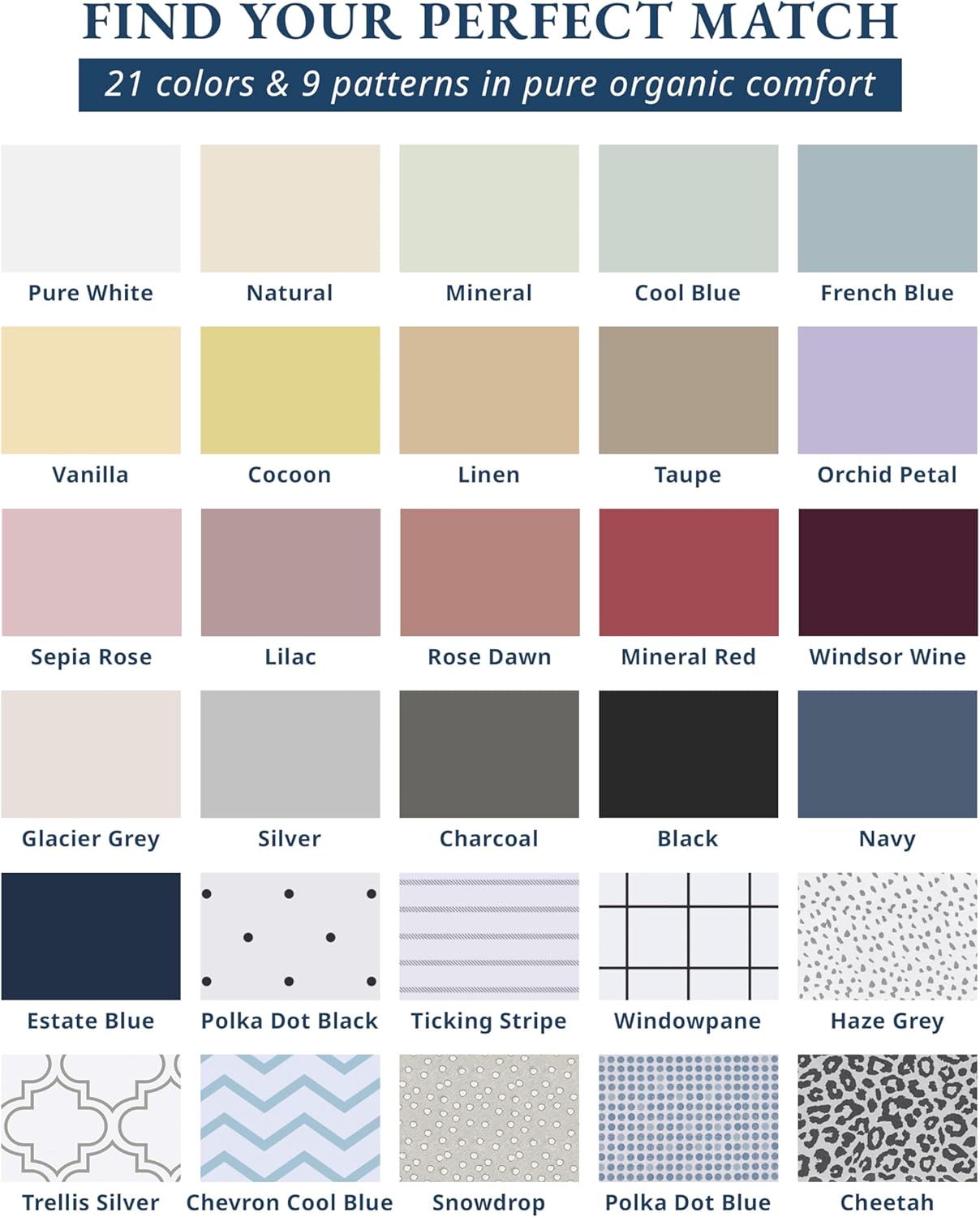 LANE LINEN 100% Organic Cotton King Size Sheets Set, Soft & Comfy All Season Breathable Sheets King Size, Percale Weave Fully Elasticized Eco Friendly Naturally Cooling King White Bed Sheets