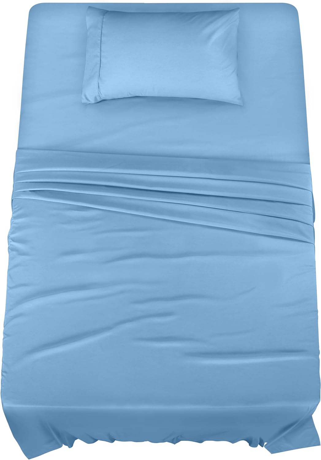 Utopia Bedding Queen Sheet Set – 4 Piece Bed Sheets for Queen Size Bed, Soft and Breathable Microfiber, Includes 1 Fitted Sheet, 1 Flat Sheet and 2 Pillowcases (Grey)