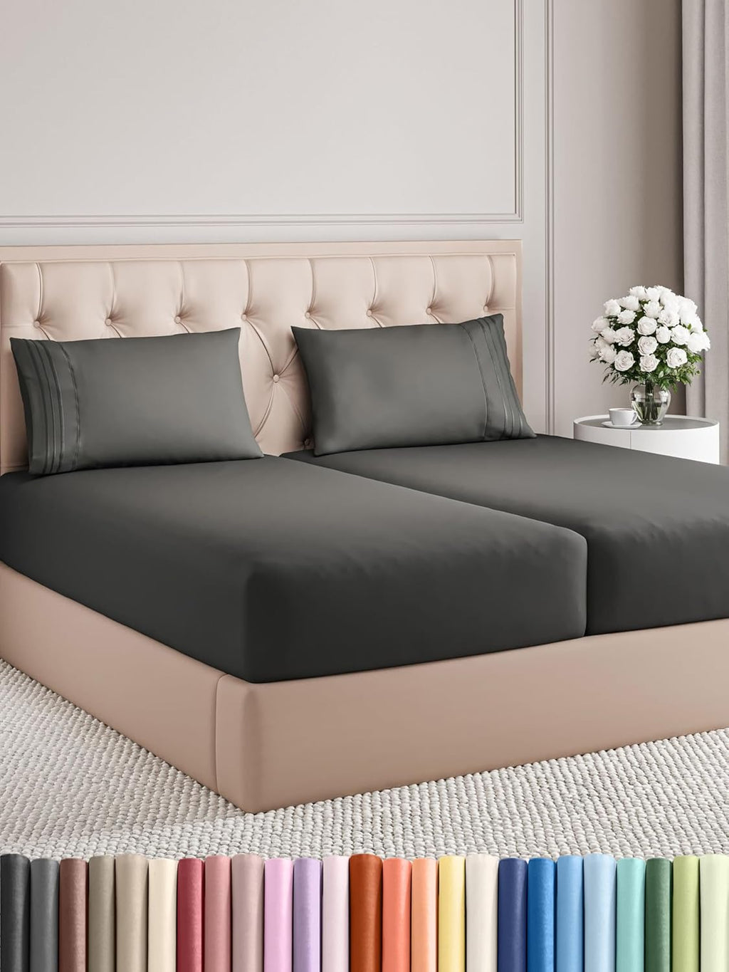 Queen Size 4 Piece Sheet Set - Comfy Breathable & Cooling Bed Sheets Set - Hotel Luxury Bedding for Women, Men, Kids, Teens, Boys & Girls - Deep Pockets, Soft and Wrinkle Free - Oeko-Tex - Sage Green