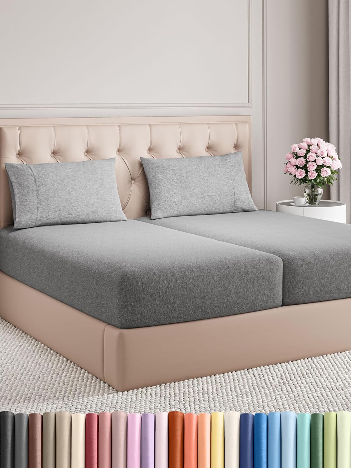 Queen Size 4 Piece Sheet Set - Comfy Breathable & Cooling Bed Sheets Set - Hotel Luxury Bedding for Women, Men, Kids, Teens, Boys & Girls - Deep Pockets, Soft and Wrinkle Free - Oeko-Tex - Sage Green