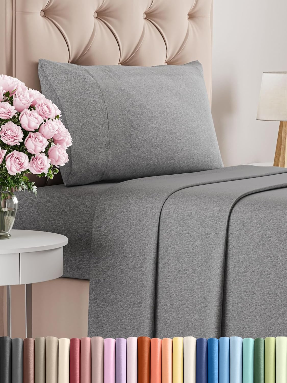 Queen Size 4 Piece Sheet Set - Comfy Breathable & Cooling Bed Sheets Set - Hotel Luxury Bedding for Women, Men, Kids, Teens, Boys & Girls - Deep Pockets, Soft and Wrinkle Free - Oeko-Tex - Sage Green