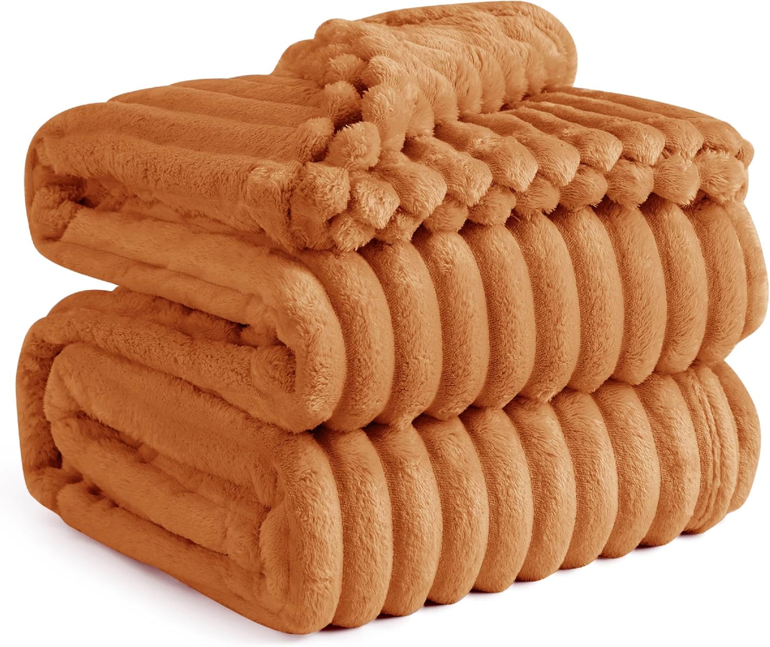 Bedsure GentleSoft Blankets Queen Size for Bed - Cozy Soft Sofa Couch Cover Blankets for Women, Cute Large Bedding Fleece Throws for Girls, Off White, 90x90 Inches