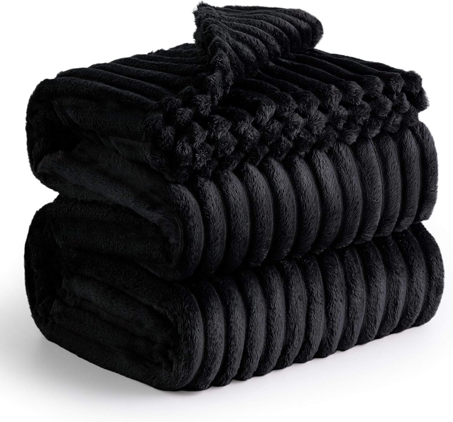 Bedsure GentleSoft King Size Blanket for Bed - Cozy Soft Blankets for Women, Cute Large Bedding Fleece Throws for Girls, Off White, 108x90 Inches