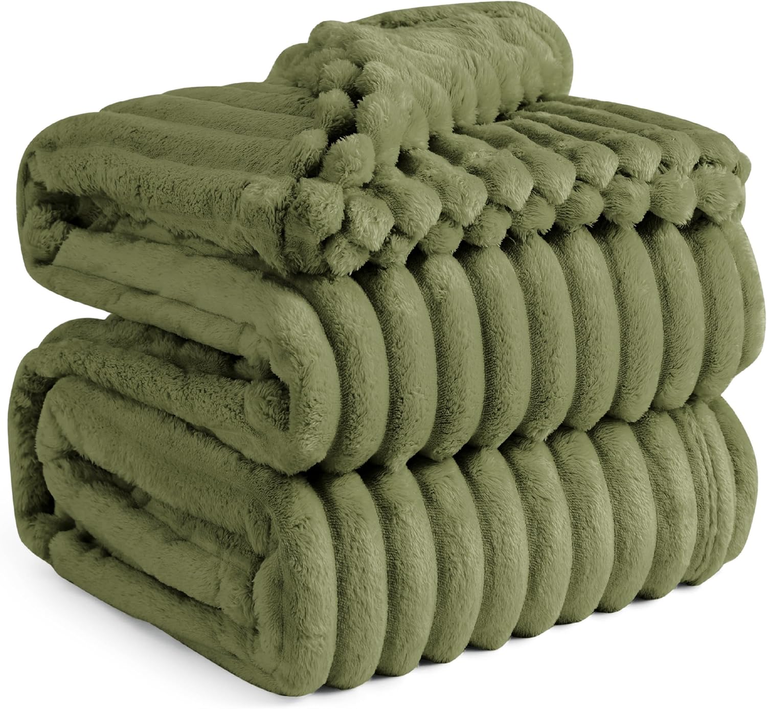 Bedsure GentleSoft King Size Blanket for Bed - Cozy Soft Blankets for Women, Cute Large Bedding Fleece Throws for Girls, Off White, 108x90 Inches