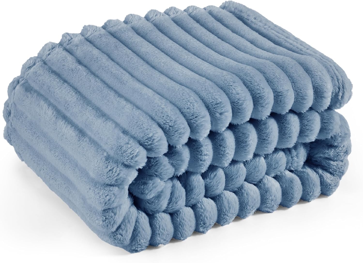 Bedsure GentleSoft King Size Blanket for Bed - Cozy Soft Blankets for Women, Cute Large Bedding Fleece Throws for Girls, Off White, 108x90 Inches