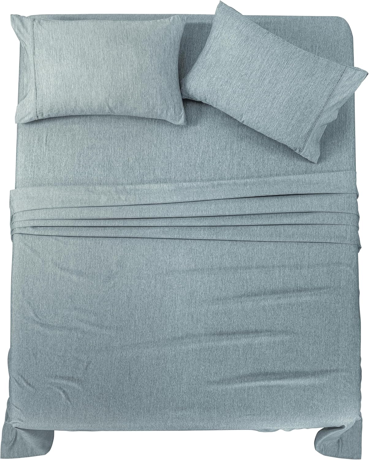 Utopia Bedding Queen Sheet Set – 4 Piece Bed Sheets for Queen Size Bed, Soft and Breathable Microfiber, Includes 1 Fitted Sheet, 1 Flat Sheet and 2 Pillowcases (Grey)