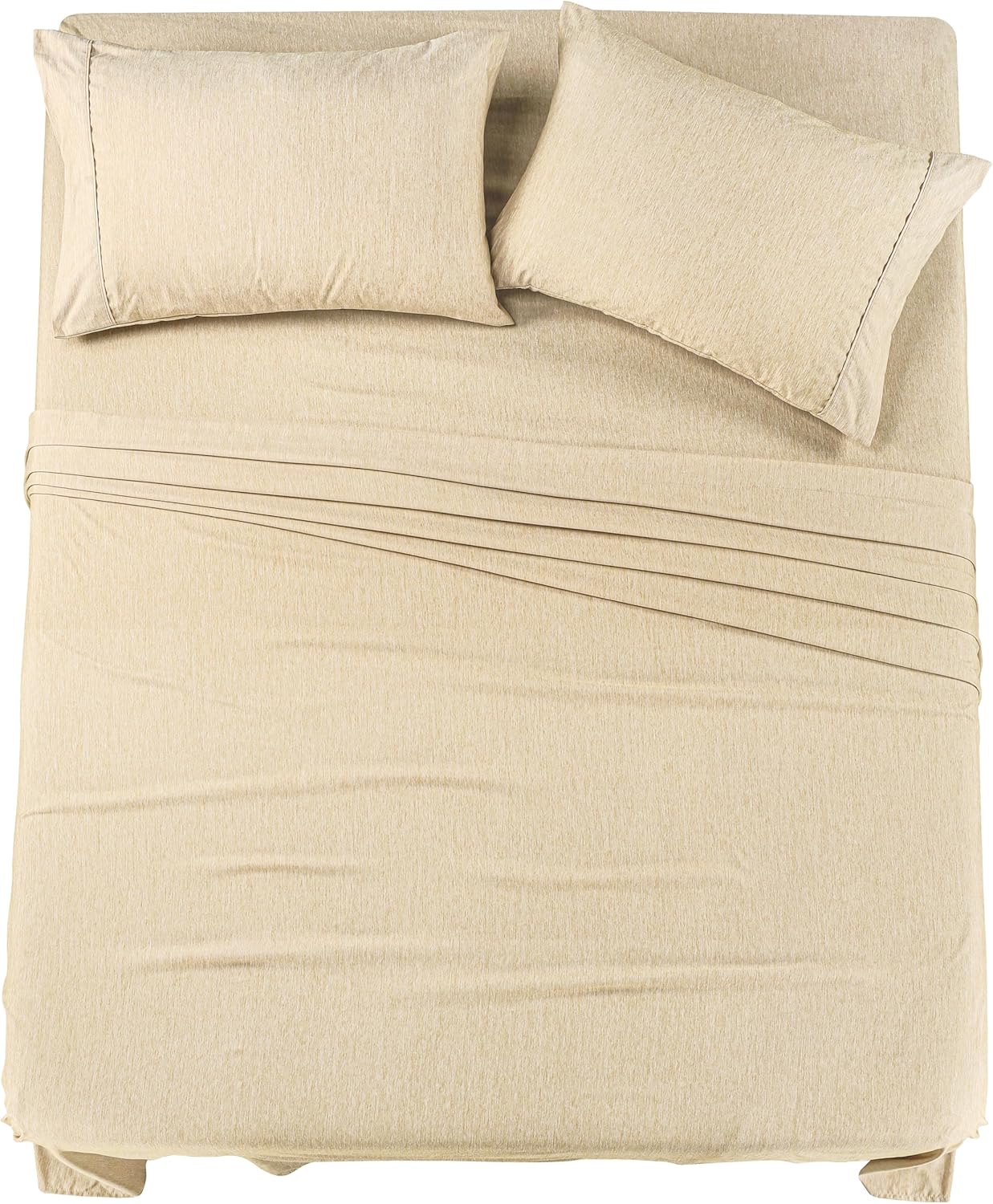 Utopia Bedding Queen Sheet Set – 4 Piece Bed Sheets for Queen Size Bed, Soft and Breathable Microfiber, Includes 1 Fitted Sheet, 1 Flat Sheet and 2 Pillowcases (Grey)