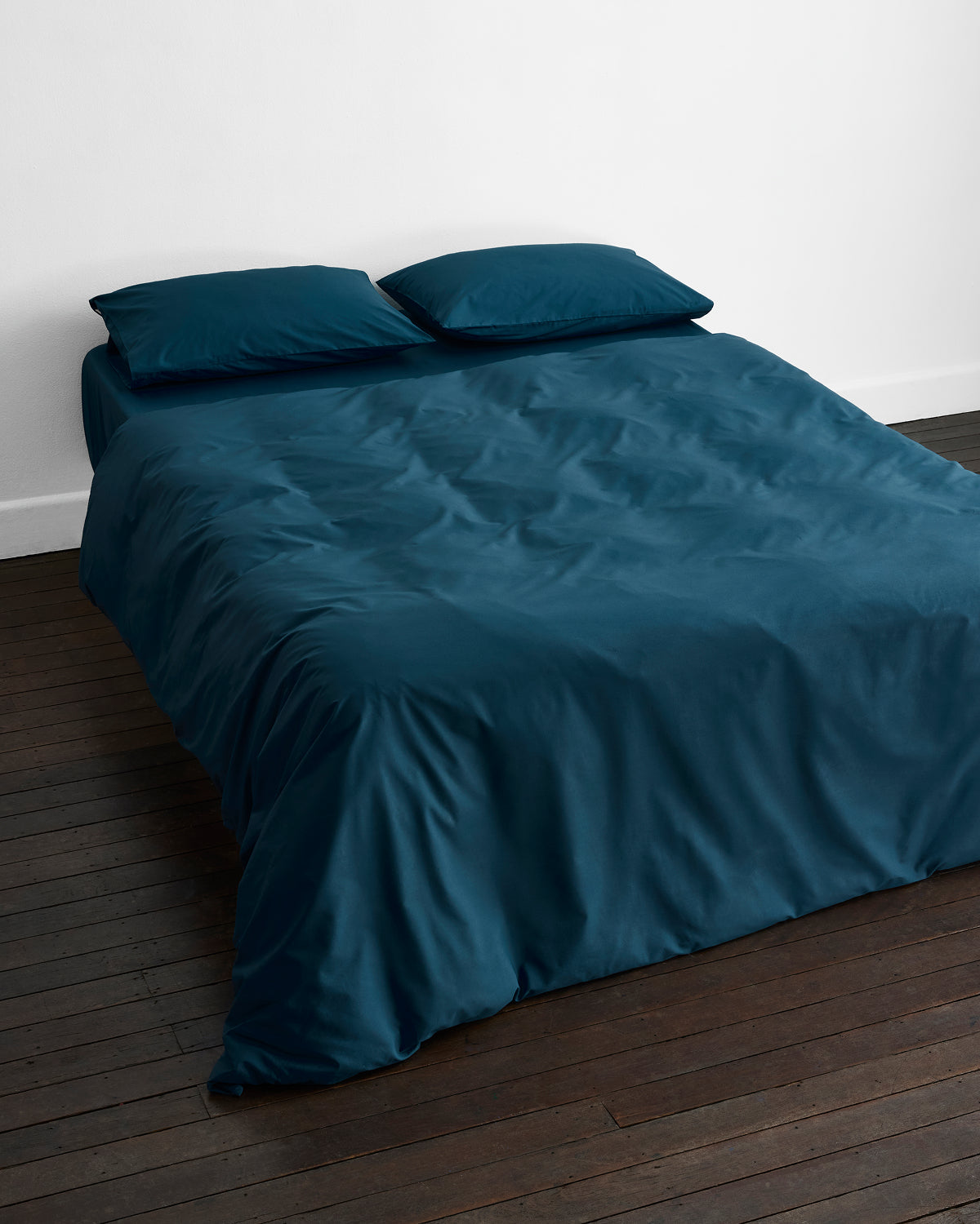 Aegean Organic Cotton Percale Duvet Cover Set