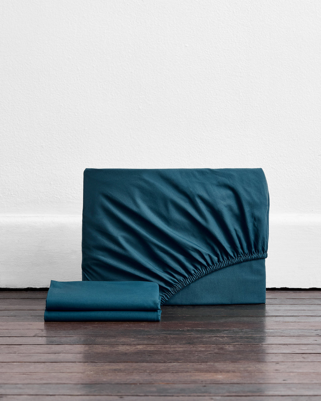 Aegean Organic Cotton Percale Fitted Sheet Set