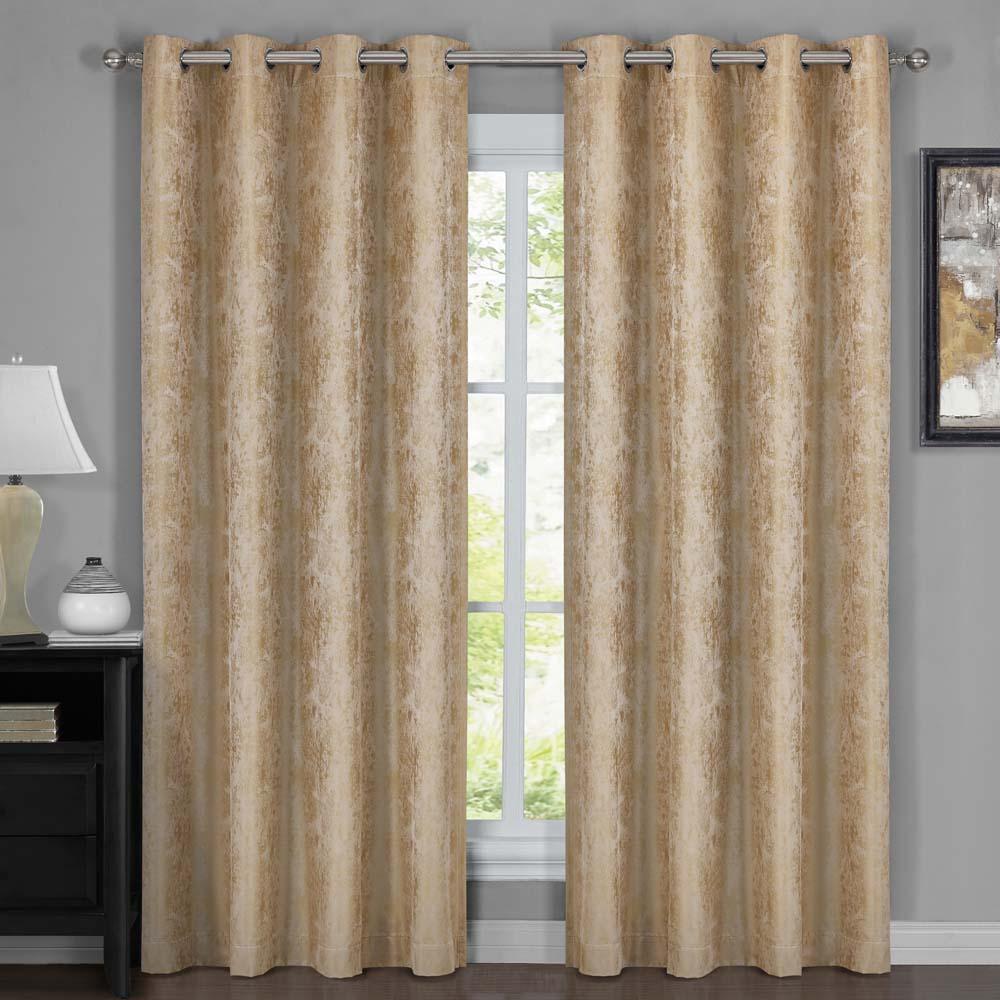 100% Blackout Curtain Bali - Modern Abstract Theme (Set of 2)