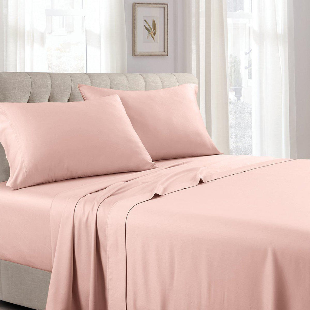 Split Adjustable Dual King Sheets - Solid 300 Thread count