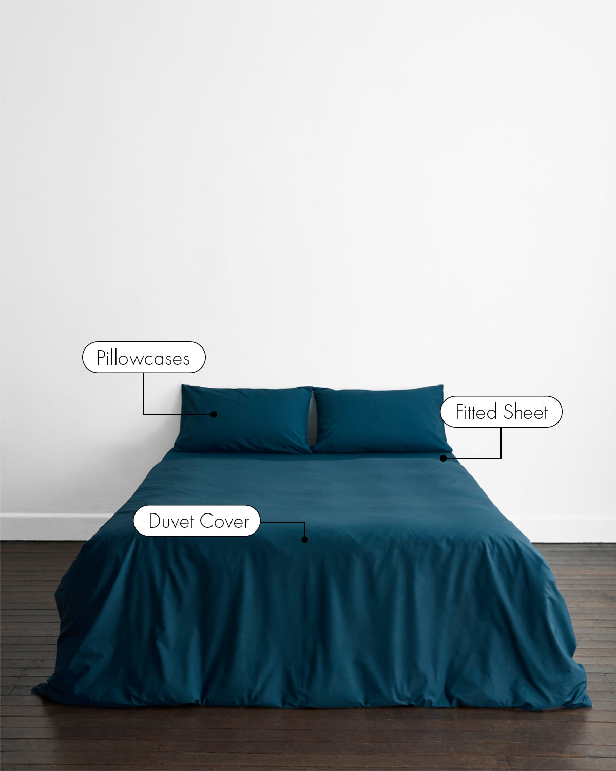 Aegean Organic Cotton Percale Bedding Set