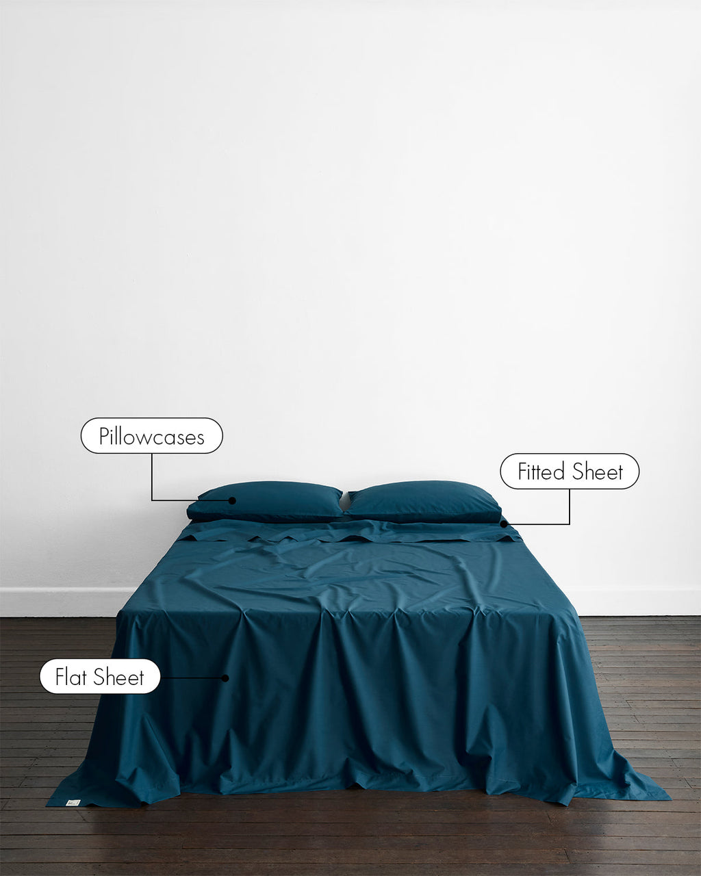 Aegean Organic Cotton Percale Sheet Set