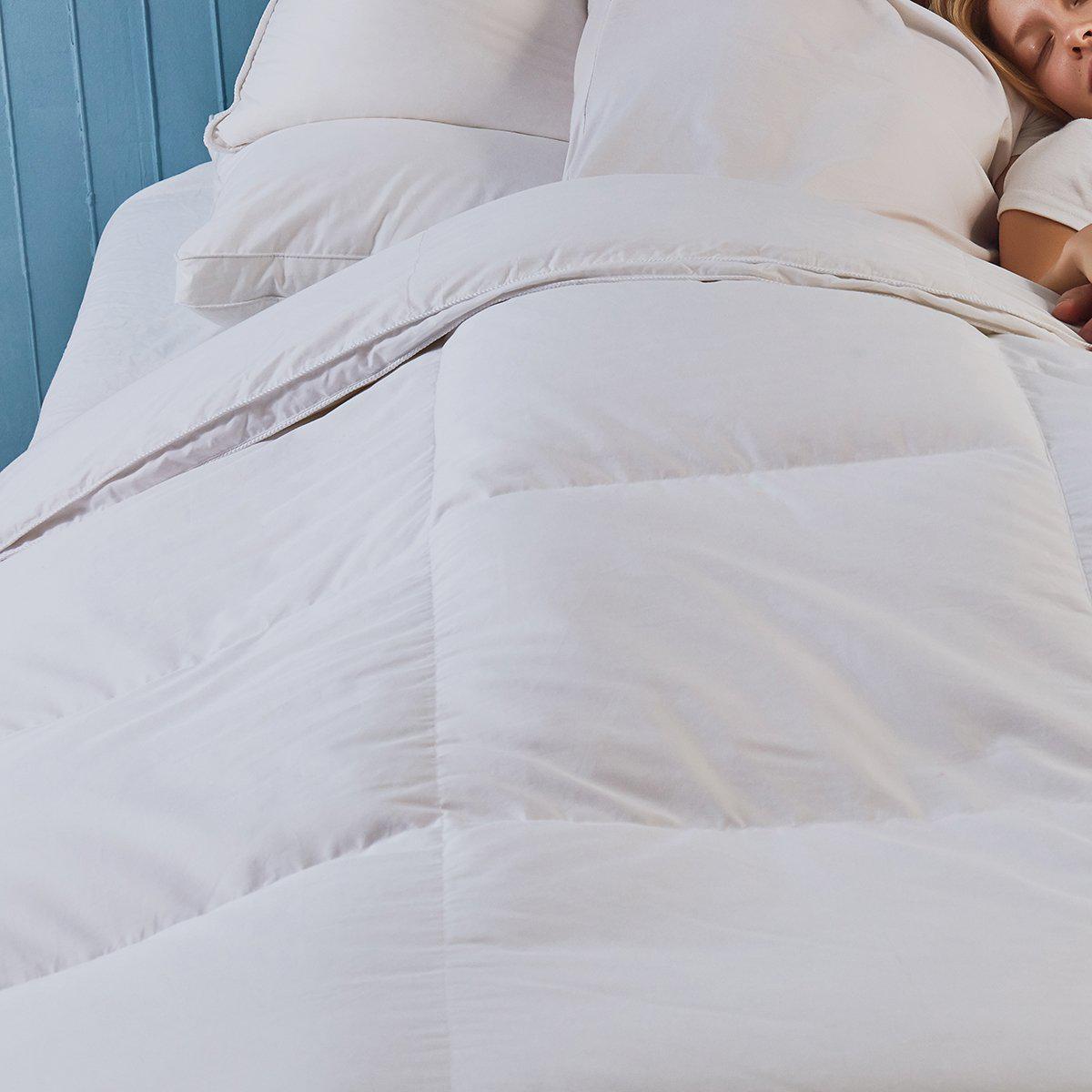Duet Goose Comforter Individualized Warmth for Him & Her