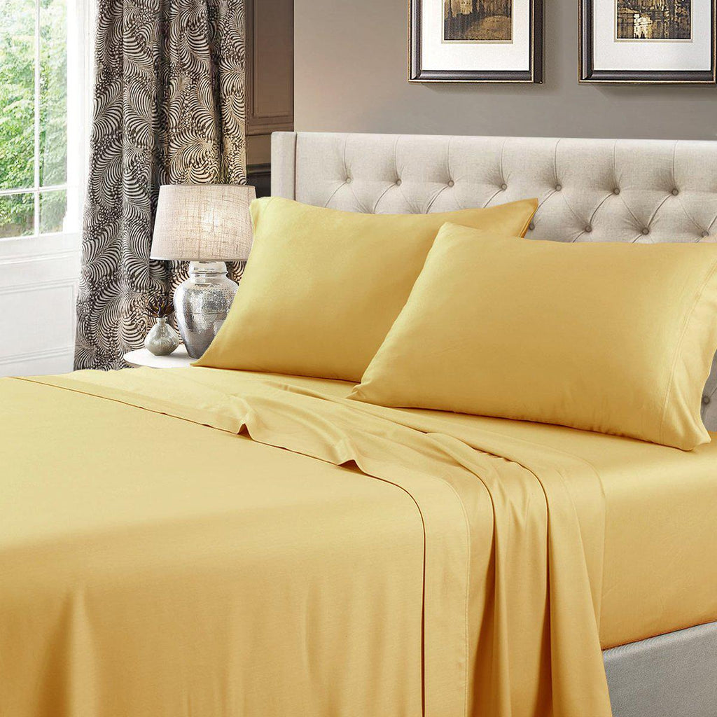 Egyptian Linens Solid 600 Thread Count Sheets Set