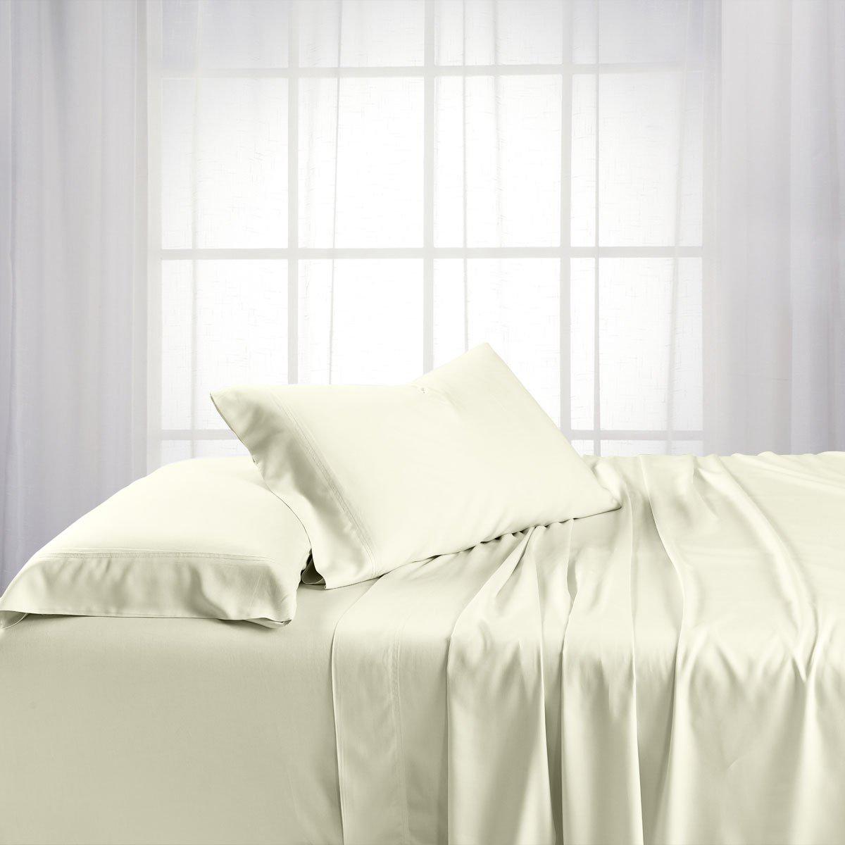 Split King Dual King Adjustable Bed Sheets Set - Bamboo Cotton (Hybrid)