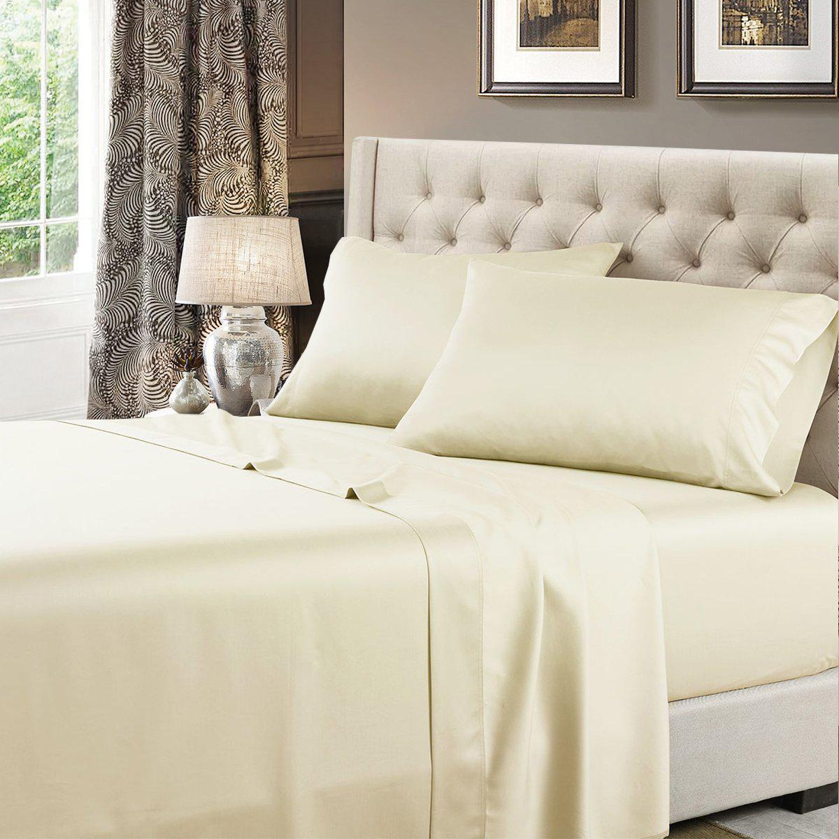Egyptian Linens Solid 600 Thread Count Sheets Set