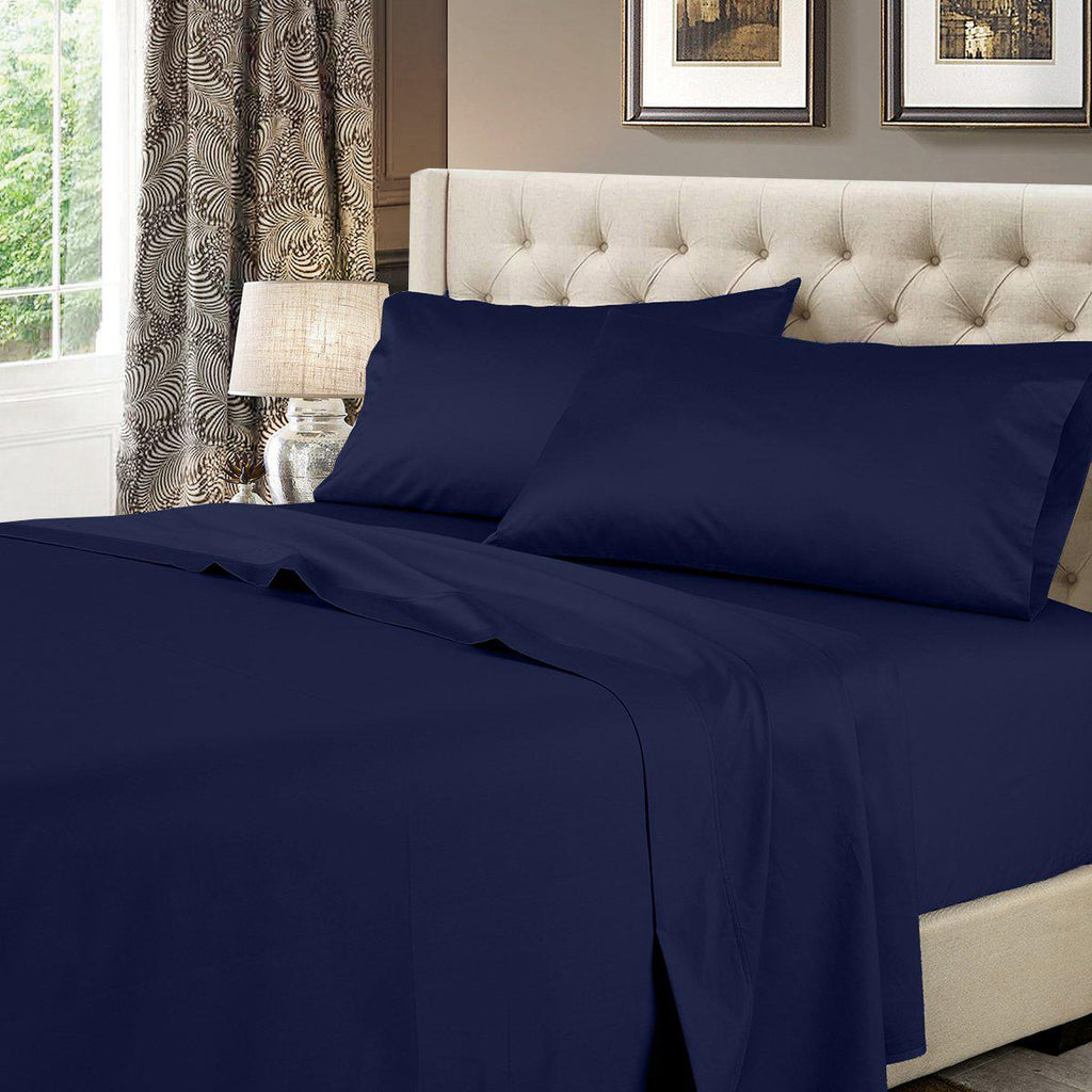 Egyptian Linens Solid 600 Thread Count Sheets Set
