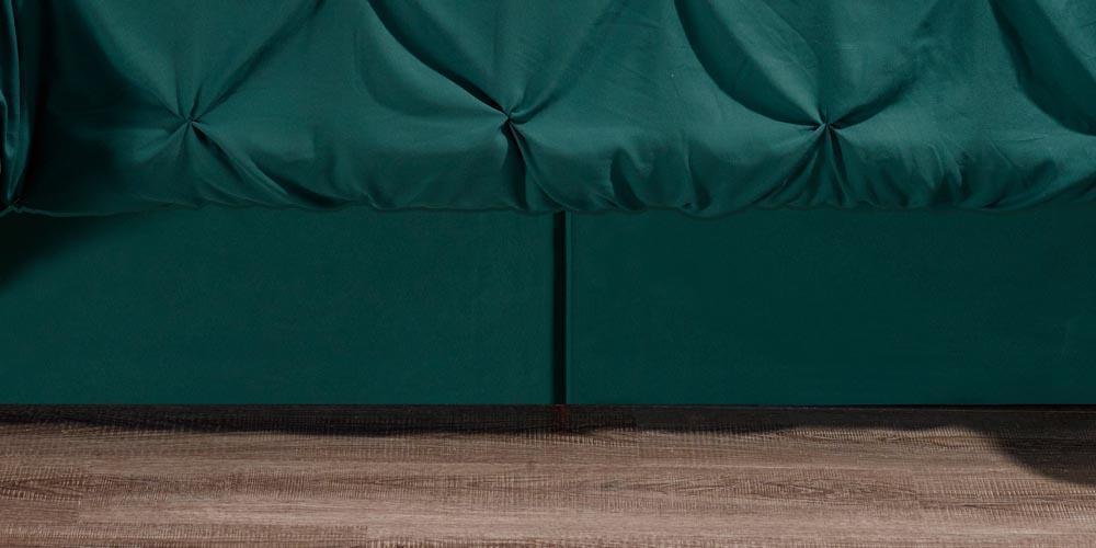 Teal Oxford Double Needle Luxury Soft Pinch Pleated Comforter Set