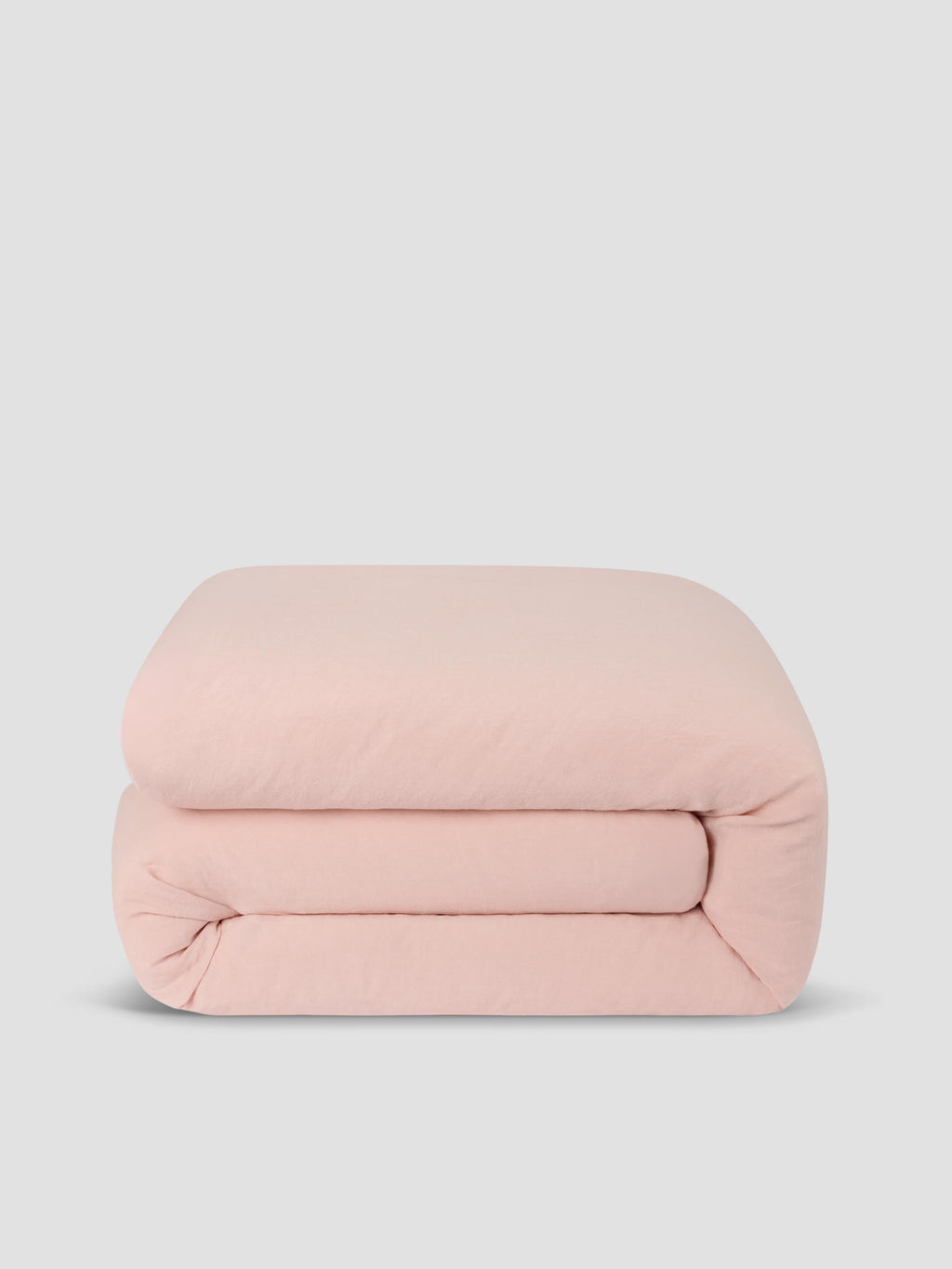 Rose Linen Blend Duvet Cover