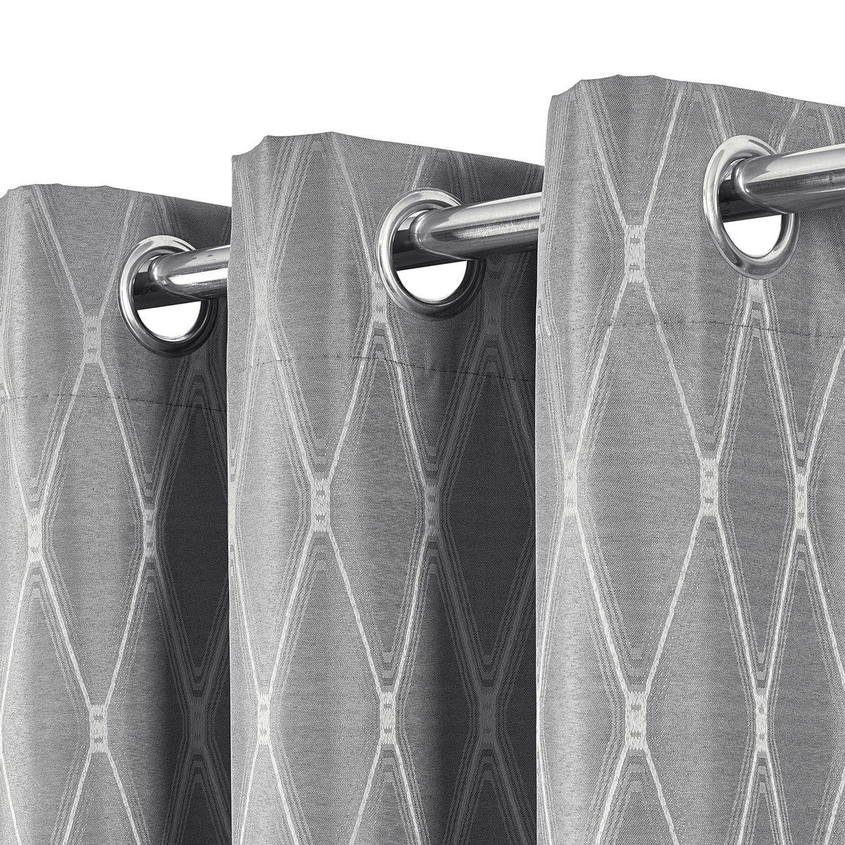 100% Blackout Curtain Jacquard Thermal Insulated Victoria Panels ( Set Of 2)