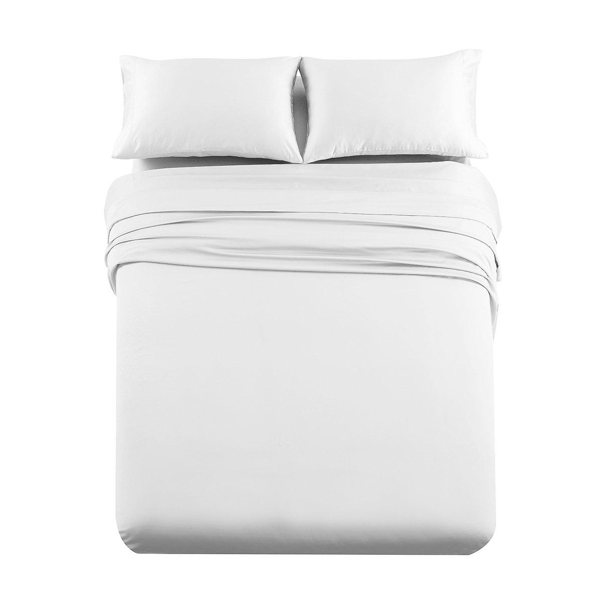 Egyptian Cotton Sheets USA – Oversized with 22 Deep Pockets – Luxury & Heavy 1000 Count