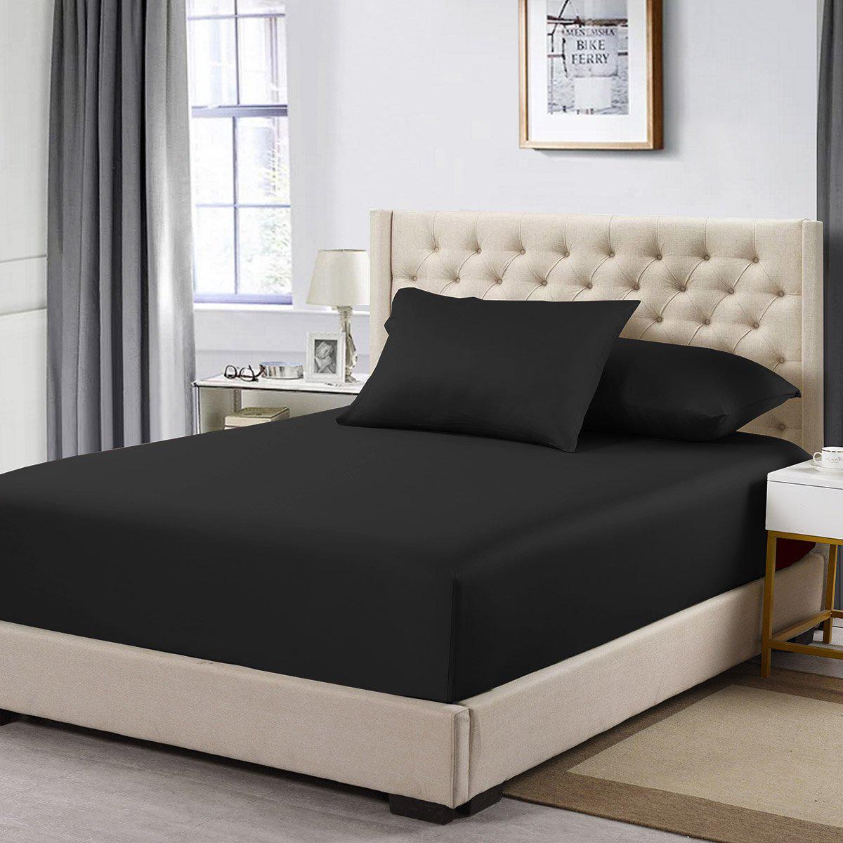 Split California King 2 Cotton Fitted Sheets Only - 608 Thread Count USA