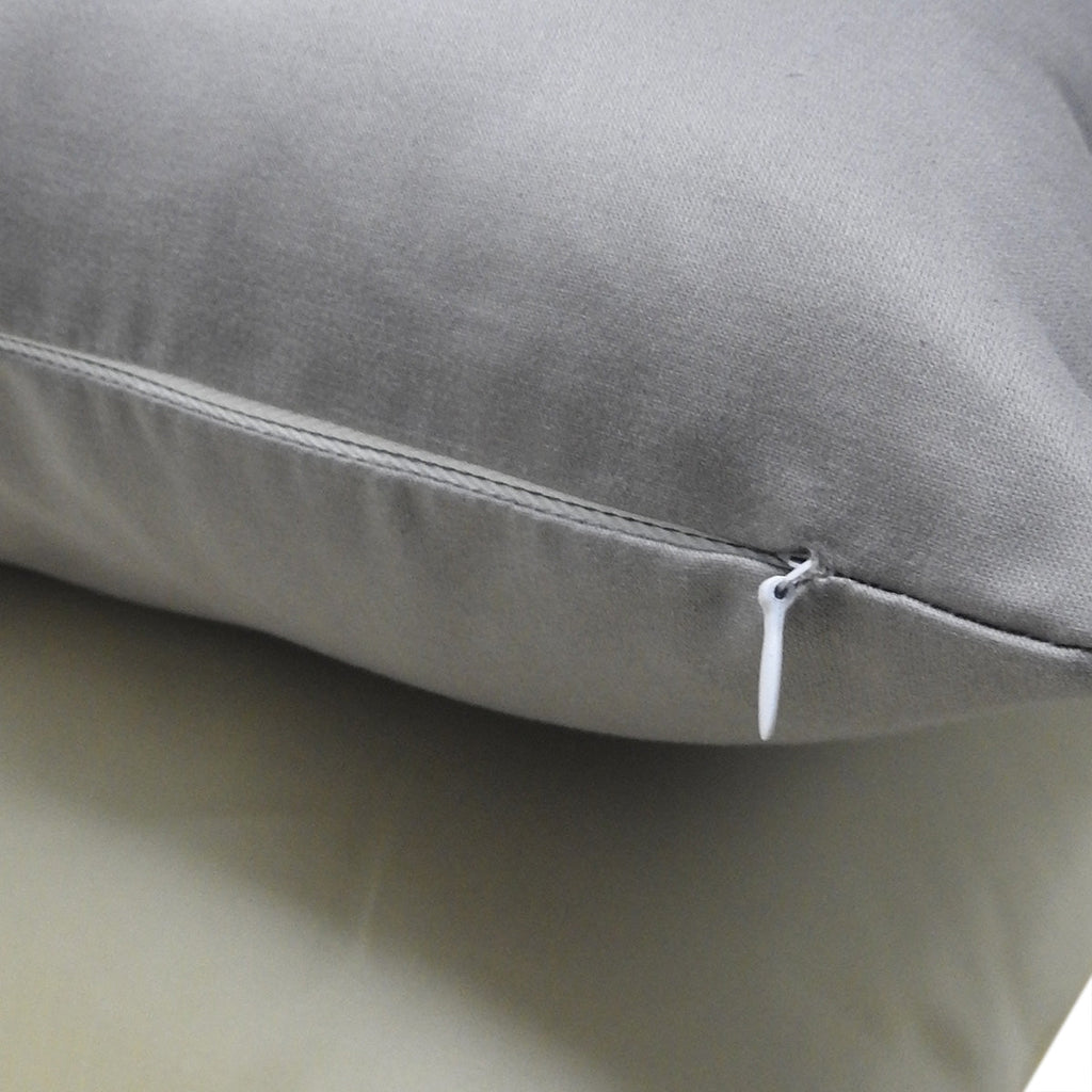 2PC Throw Pillow Covers 18 x 18 Inch Egyptian Cotton 1000 Thread Count USA