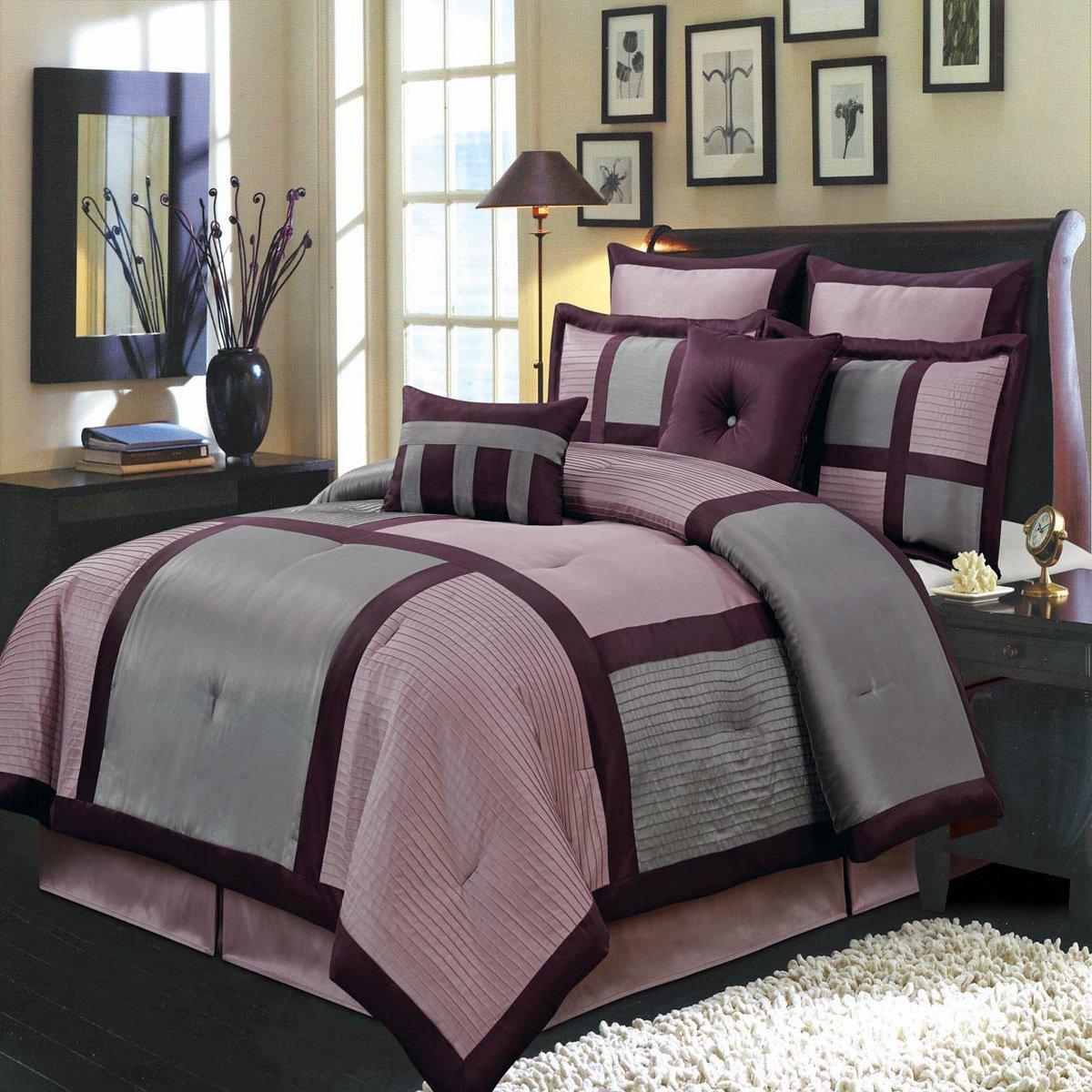 Morgan Multi-Piece Purple Comforter Set
