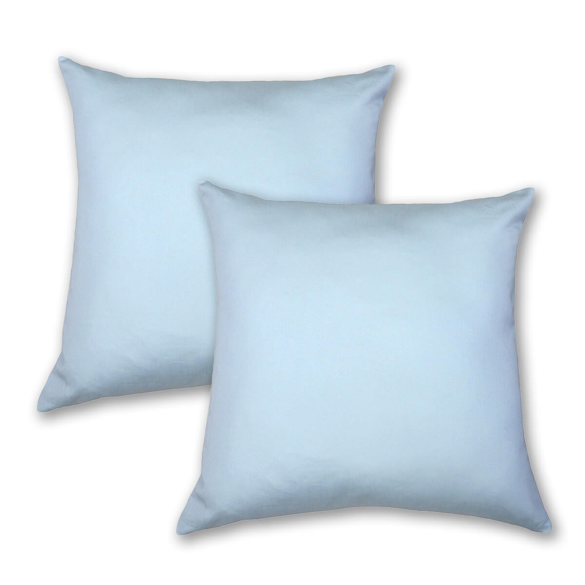 2PC Throw Pillow Covers 18 x 18 Inch Egyptian Cotton 1000 Thread Count USA