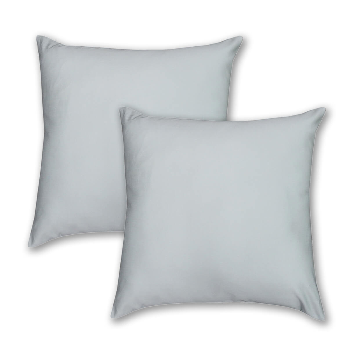 2PC Throw Pillow Covers 18 x 18 Inch Egyptian Cotton 1000 Thread Count USA